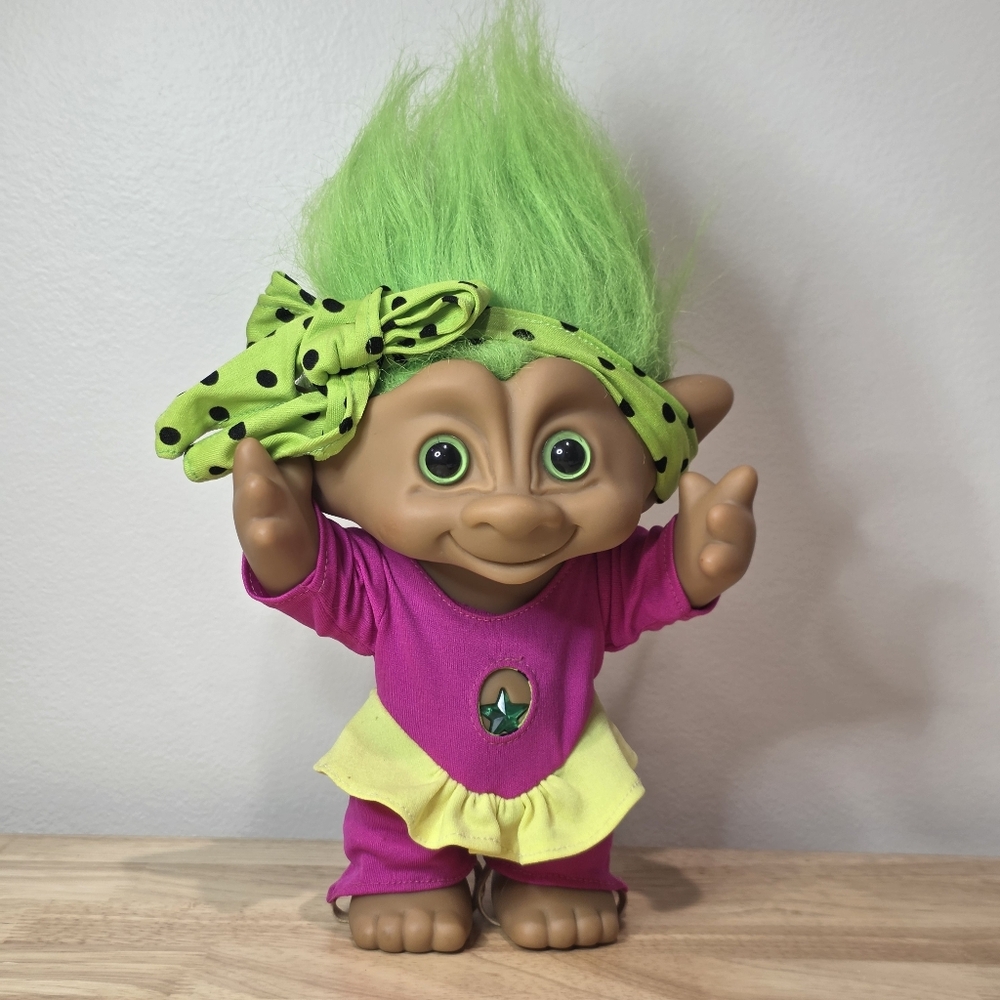 Large Ace Trolls Doll Green